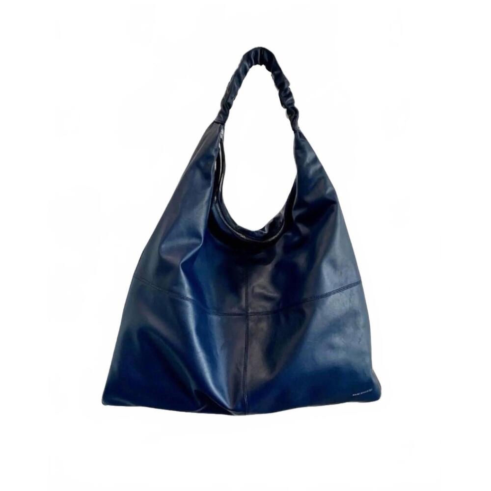 NEW BERGE women's hobo bag in petrol blue